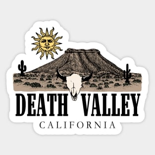 Death Valley California Desert Vibes Mug Shirt Pin Sticker Sticker